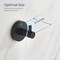 Kibi Circular Bathroom Towel & Robe Hook KBA1401MB - alternate 2